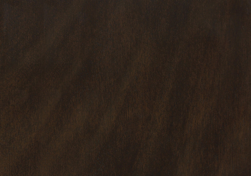 Bench Rectangular Dining Room Hallway Entryway Brown Solid Wood Black Leather-Look Transitional