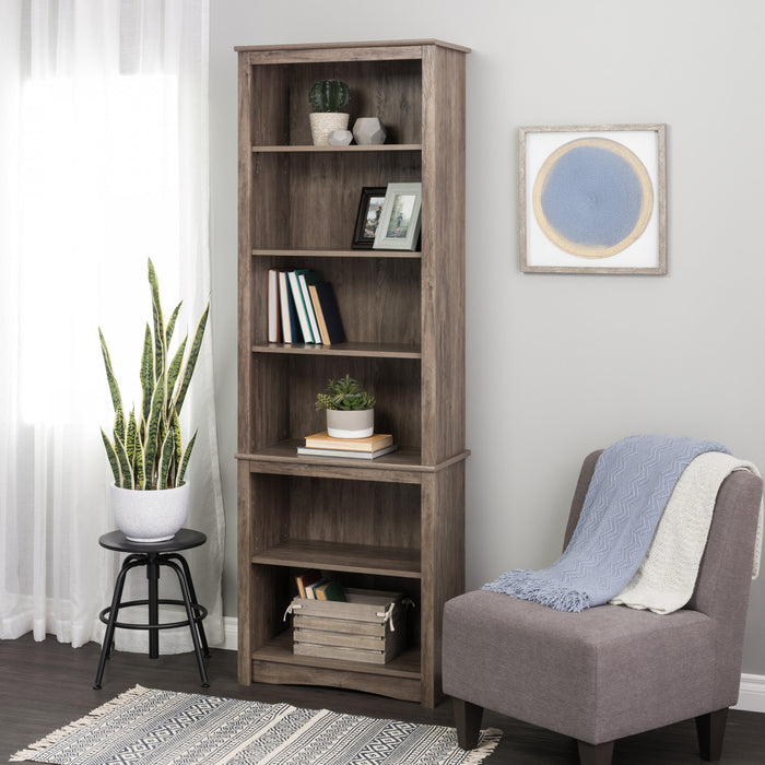 Tall Bookcase - Drifted Grey