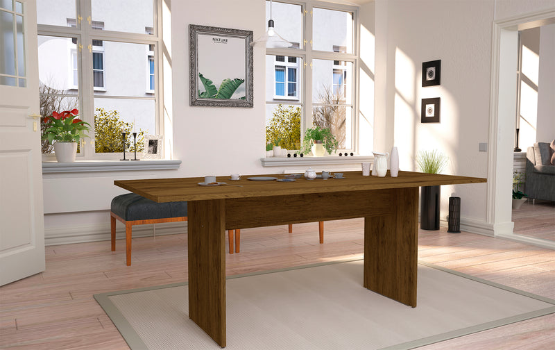 Manhattan Comfort Nomad 67.91\" Rustic Country Dining Table - Natural