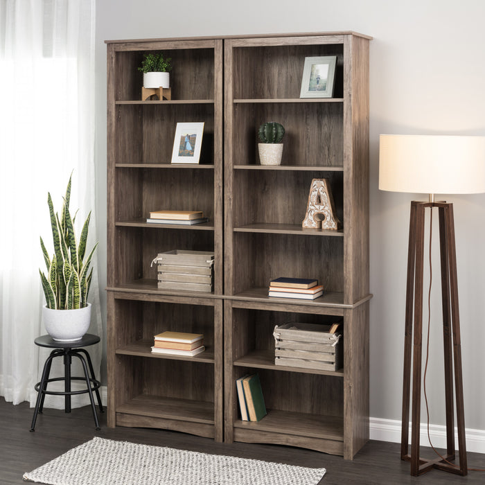 Tall Bookcase - Drifted Grey