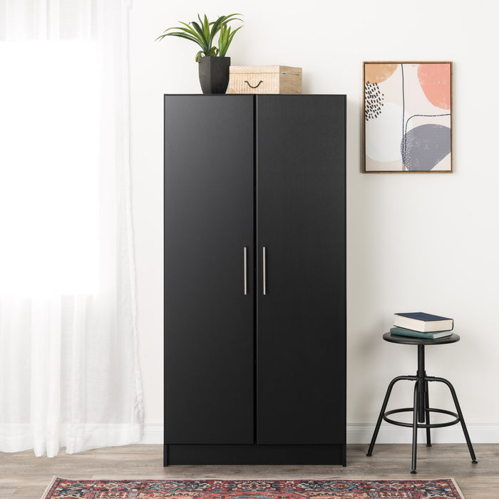 Elite 32\" Storage Cabinet - Black