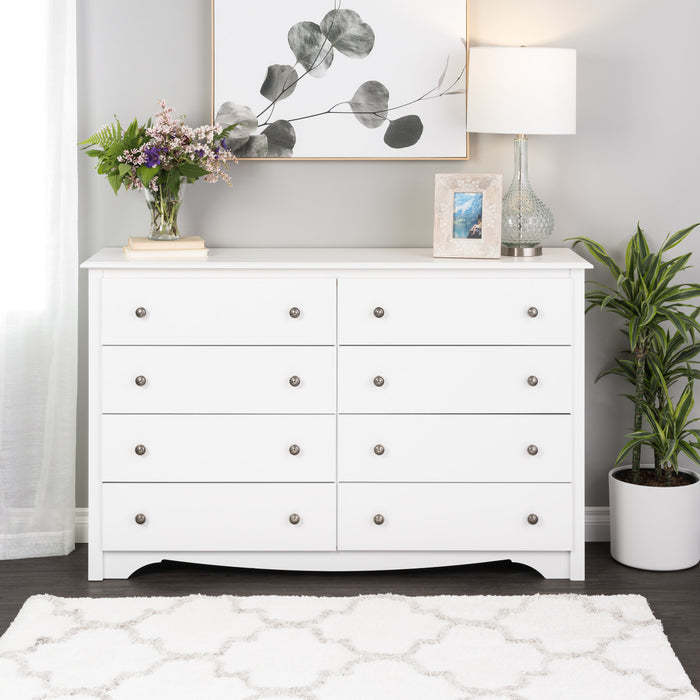 Monterey 8-Drawer Dresser - White