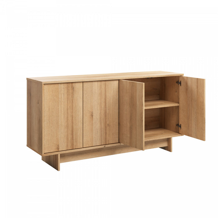 Prepac Finnley Sideboard Buffet - Natural Oak
