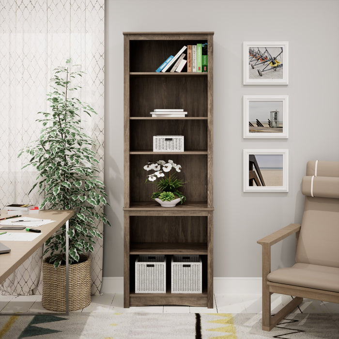 Tall Bookcase - Drifted Grey