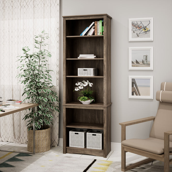 Tall Bookcase - Drifted Grey