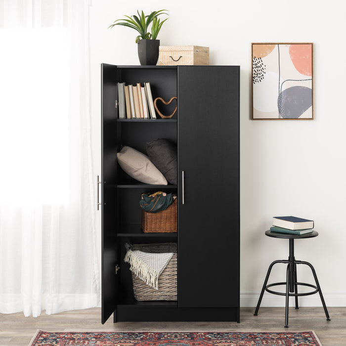 Elite 32\" Storage Cabinet - Black