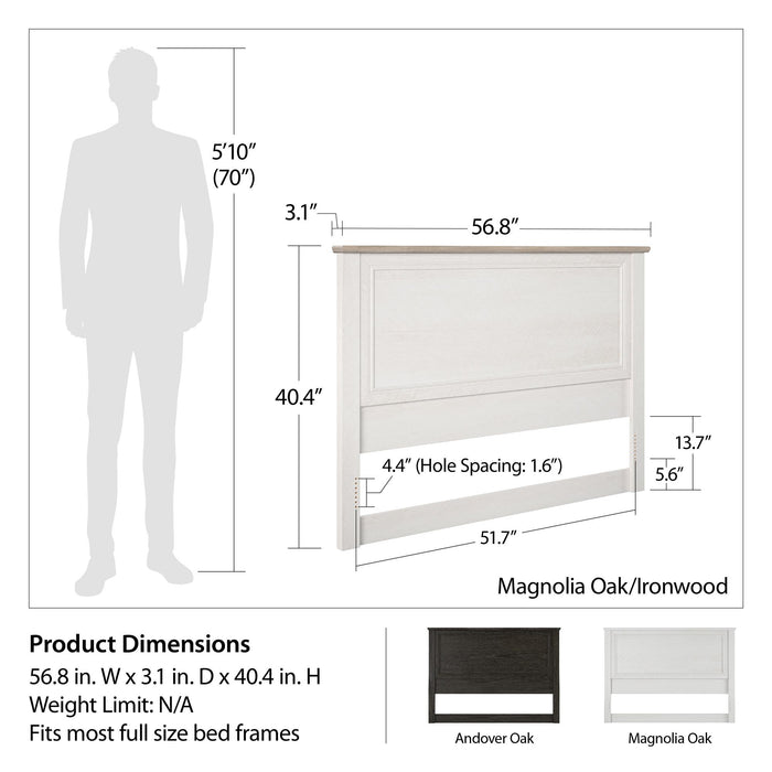 Ameriwood Home Hillview Espresso Headboard - Full Size