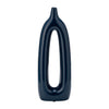 Ceramic 14\" Open Cut-Out Vase - Blue