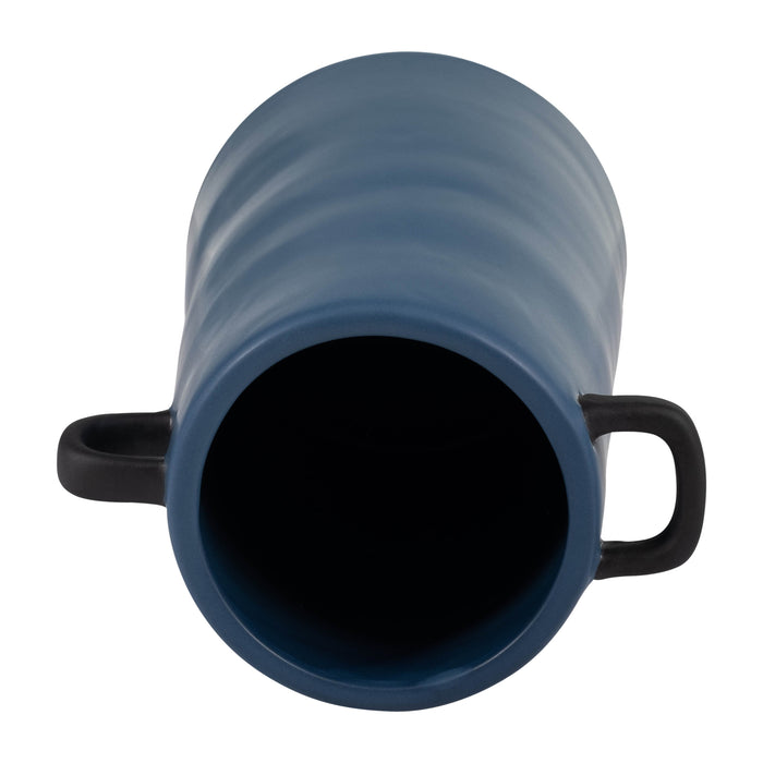 Ceramic 9\" Vase - Blue