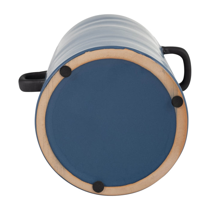 Ceramic 9\" Vase - Blue