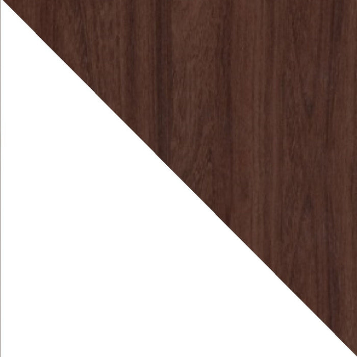 Manhattan Comfort Doyers 62.20\" Mid-Century Modern TV Stand - White & Nut Brown