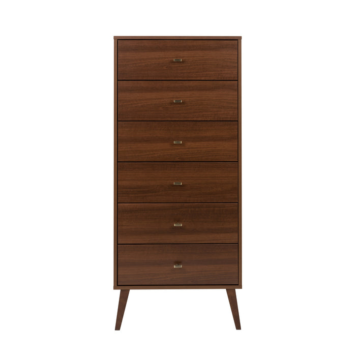 Milo Tall 6-Drawer Chest - Cherry