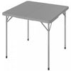 Outsunny Folding Picnic Table 34\" x 34\" Indoor Outdoor Use, Grey