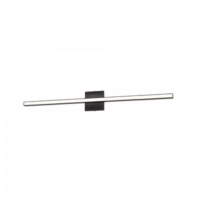 Dainolite Arandel Vanity Light 24w LED Matte Black White Acrylic Diffuser Lamp|Lumière de coiffeuse Arandel de Dainolite en acrylique blanc qui diffuse la lumière, avec fini noir mat et ampoule à DEL de 24 W