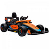 Qaba 12v Electric Car For Kids With Remote Control, Battery Powered Ride-On Kids Car Electric Ride On Car With Suspension, Music, Mp3, For Toddlers 3-5 Years, Orange