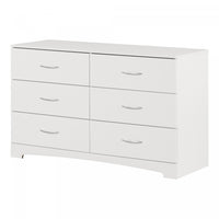 Step One 6-drawer Dresser - Pure White