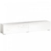 HOMCOM 70.9\" Floating TV Stand for 75\" TVs Media Console High Gloss White