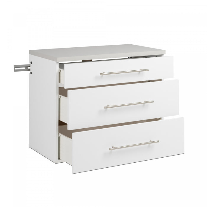 Hangups 3-Drawer Base Storage Cabinet - White