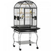 Pawhut 66\" Bird Cage Parrot Cage For Conures, Cockatiels, Parrotlet With Play Top, Rolling Stand, Pull Out Tray, Storage Shelf