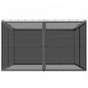 Outsunny 13' x 13' Gazebo Replacement Mosquito Netting, Dark Grey