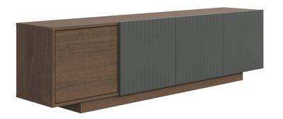 Nordika Riva 72" TV Stand - Walnut|Meuble pour téléviseur Riva Nordika de 72 po - noyer