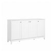 Prepac Yaletown 4-Door Buffet Console - White