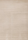 Oslo Beige Angled Striped Design Rug, 5'3\" x 7'7\" Indoor Area Rug