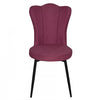 Genevra Pink Velvet Accent Dining Chair (Set of 2)