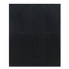 Cornelia Modern 30\" Storage Cabinet in Black (7-Shelf) - Set of 2 Bookcase