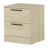 Step One Essential 2-drawer Nightstand - Bleached Oak
