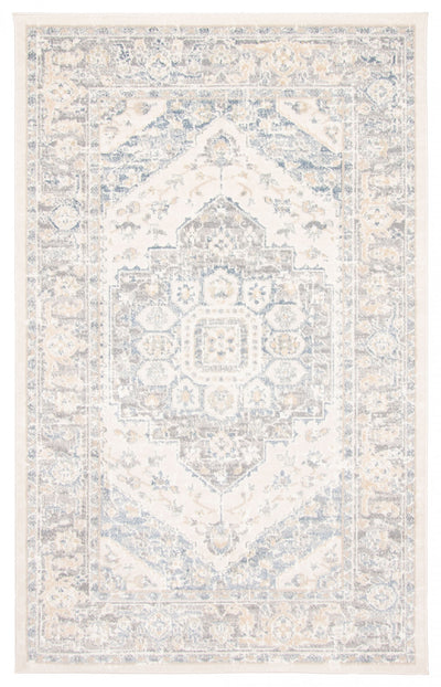 Bijara Blue Area Rug - 5'0" X 8'0" | Carpette Bijara bleue - 5 pi 0 po x 8 pi 0 po