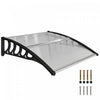 Outsunny Window Awning Door Canopy 40\" x 40\" Front Door Outdoor Patio Cover