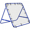 HOMCOM Rebounder Net Football Training Aid Kickback Target Play Blue