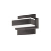 Dainolite Viola 1 Light LED Wall Vanity Light Matte Black Finish Lamp