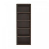 Rivington Modern 28\" Open Bookcase in Dark Walnut