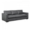 Cleo Contemporary 96\" Upholstered Sofa in Pewter