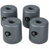 Outsunny Tent Weights Set of 4 for Pop Up Canopy, 106 LBS, Light Grey