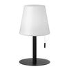 Dainolite Tinsley Table Lamp 2.5w Matte Black Finish White Shade Color Changing Bulb