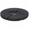Outsunny Set of 4 Umbrella Base Weights Outdoor Parasol Holder
