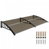 Outsunny Window Awning Door Canopy, Front Door Outdoor Patio Cover