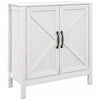 HOMCOM Storage Cabinet, Buffet Sideboard with Adjustable Shelf, White