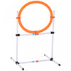 PawHut 2-in-1 Dog Obstacle Training Agility Equipment Tire Jump Ring/Hurdle Bar with a Simple & Easy Setup & Storage Bag