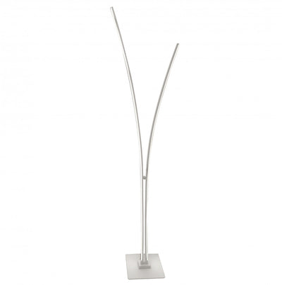 Dainolite Vincent Floor Lamp 34w Matte White White Silicone Diffuser|Lampe à pied Vincent de Dainolite en silicone blanc qui diffuse la lumière, avec fini blanc mat et ampoule de 34 W