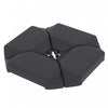 Outsunny 4PCs Cantilever Umbrella Base Weights for Offset Banana Parasol