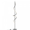 51\" Matte Black LED Floor Lamp with Stepless Dimming