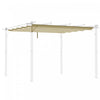 Outsunny Retractable Replacement Pergola Canopy For 10' X 13' Pergola, Pergola Cover Replacement, Beige