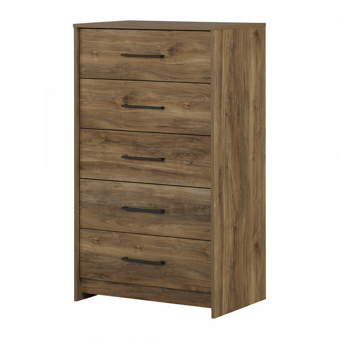 Londen 5-drawer Chest - Natural Mango