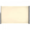 Outsunny 118\" X 71\" Retractable Side Awning Folding Privacy Screen Cream