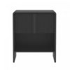 Novara Contemporary 22\" Nightstand in Black (1-Drawer)