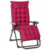 Outsunny Reclining Zero Gravity Chair With Adjustable Backrest, Wine Red